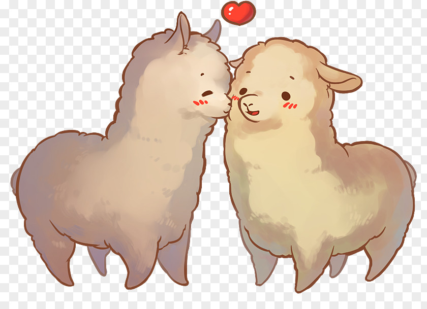 Cute Alpaca Free Pull Material Fiber Sheep Llama PNG