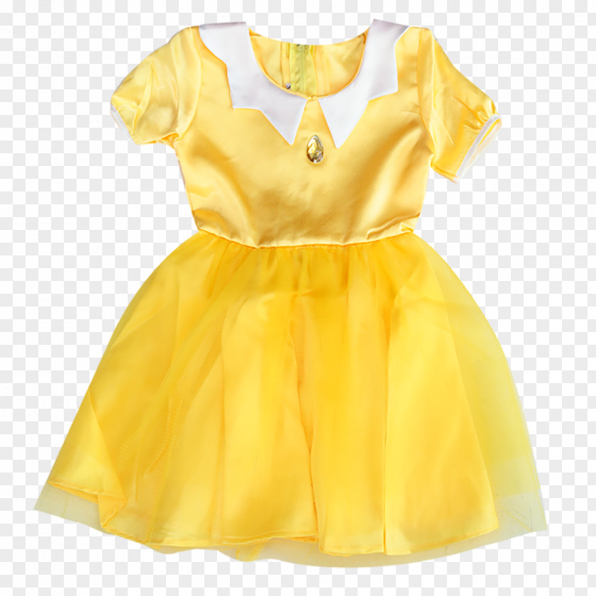 Dress Cocktail Yellow Clothing Satin PNG