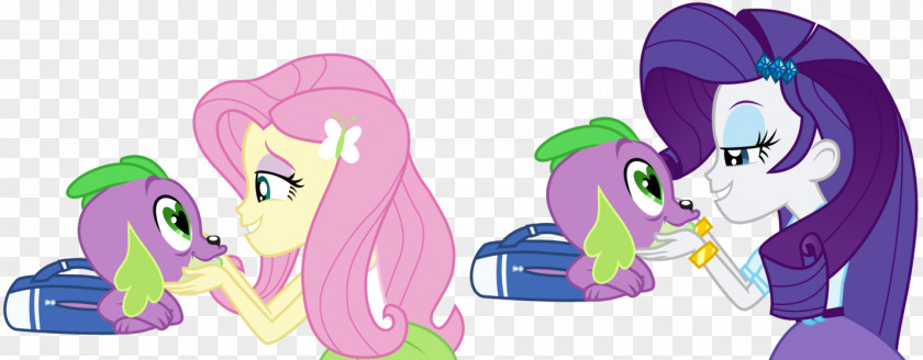 Equestria Girls Fluttershy Spike Pony Rarity Pinkie Pie Applejack PNG