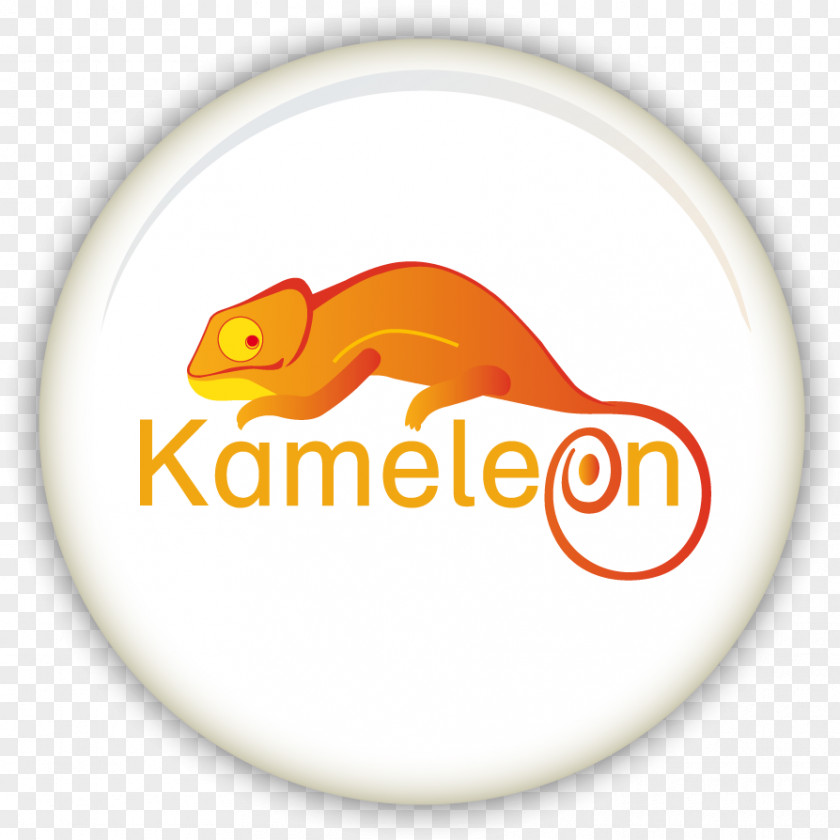 Kameleon Chameleons Logo Animal Font PNG