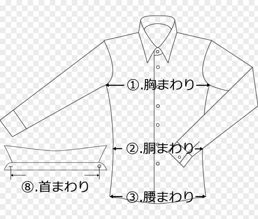 Measurement Bar Shirt /m/02csf Collar Dress Paper PNG