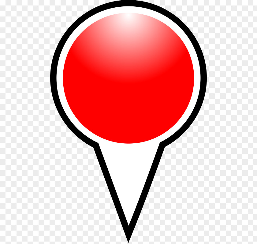 Red Push Pin Drawing Clip Art PNG