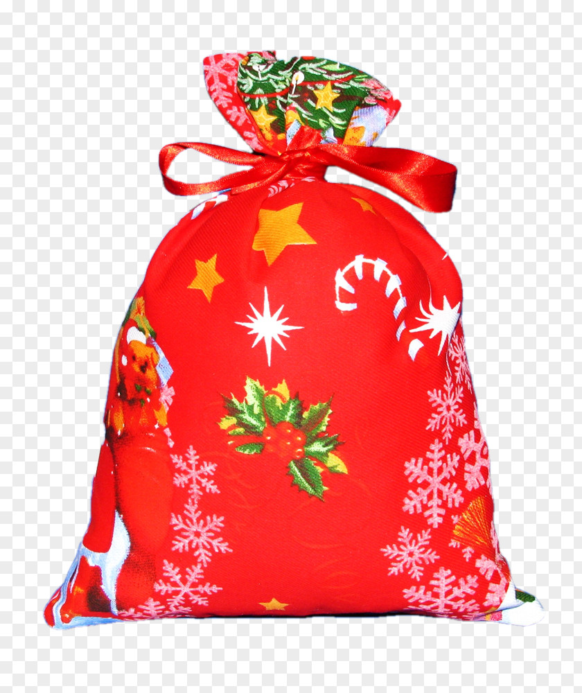 Santa Claus Christmas Ornament Gift Pillow PNG