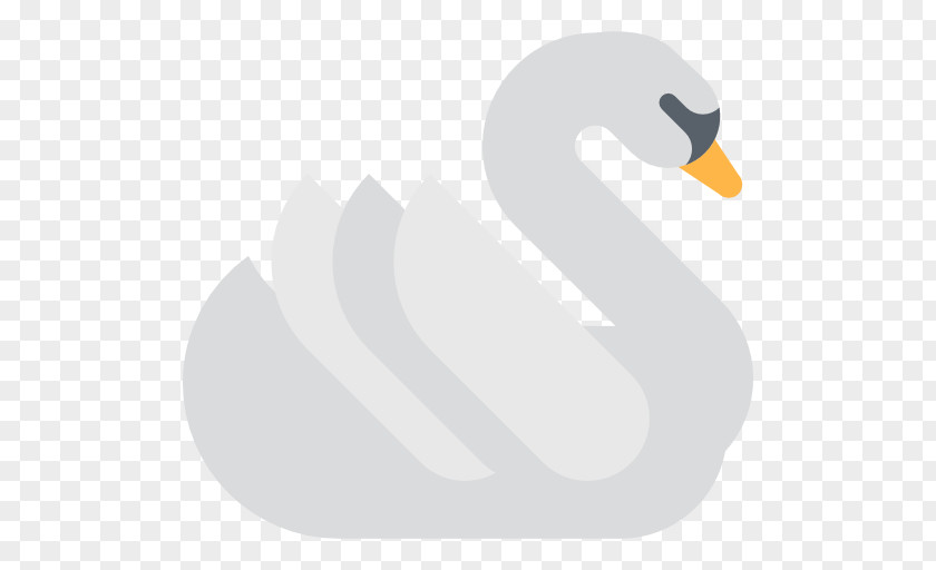 White Swan Duck Mute Illustration PNG