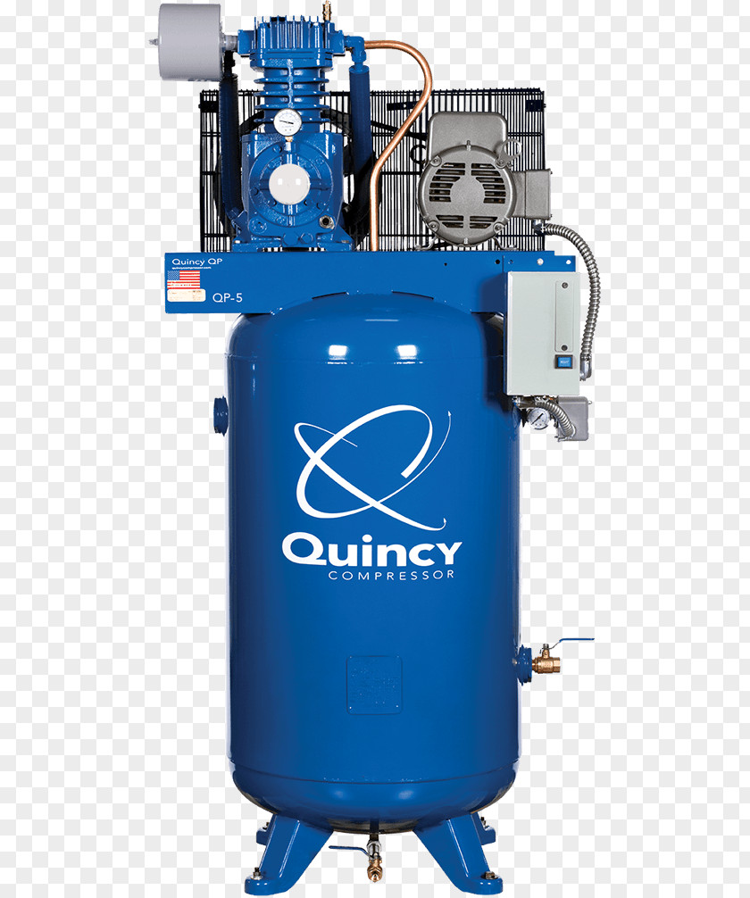 Quincy 251CP80VCB Air Compressor 2V41C60VC 271CS80VCB Reciprocating Engine PNG