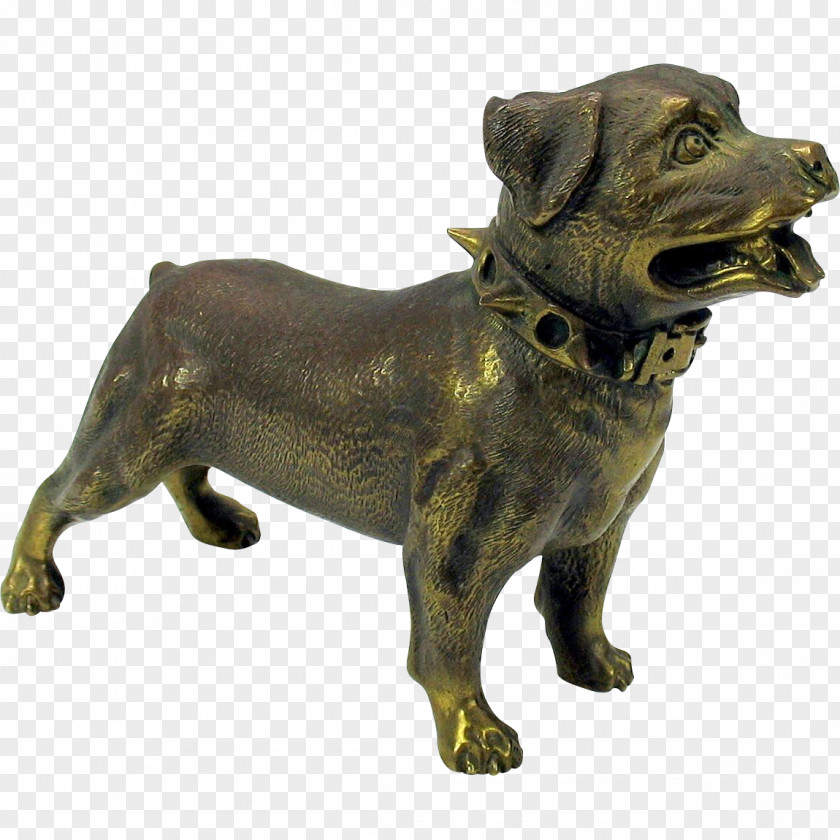 Rottweiler Dog Breed Bronze Sculpture PNG