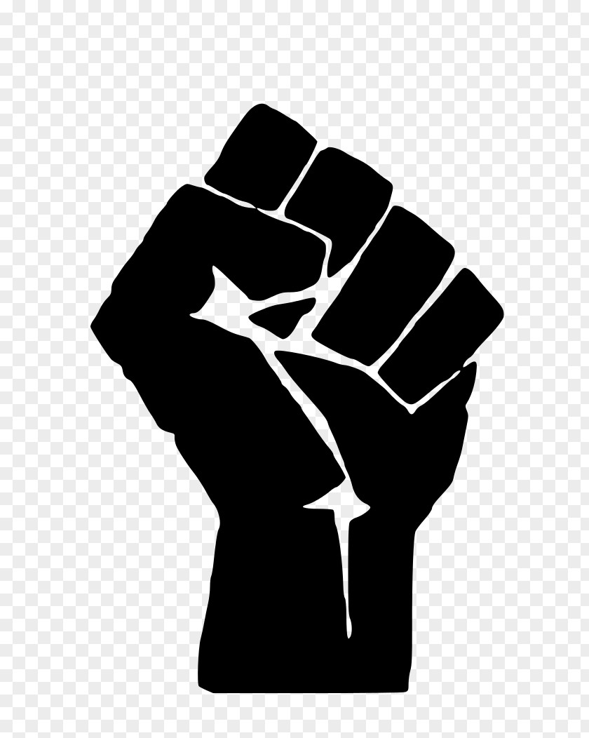 Symbol Raised Fist 1968 Olympics Black Power Salute Panther Party PNG