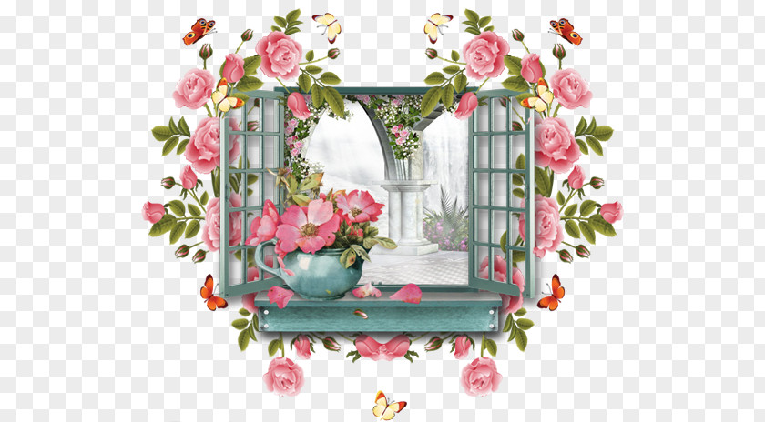 Window Clip Art Rose Flower Image PNG