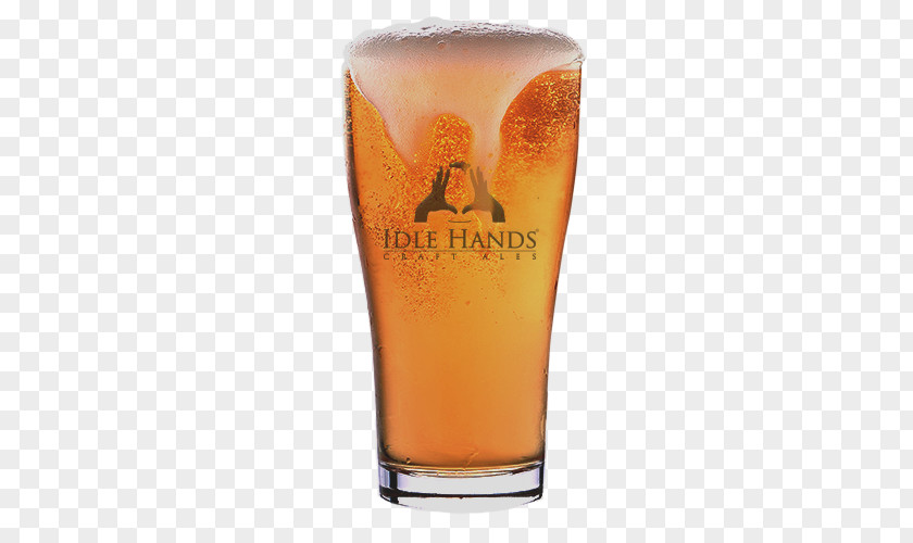 Beer Cocktail Idle Hands Craft Ales Pint Glass PNG