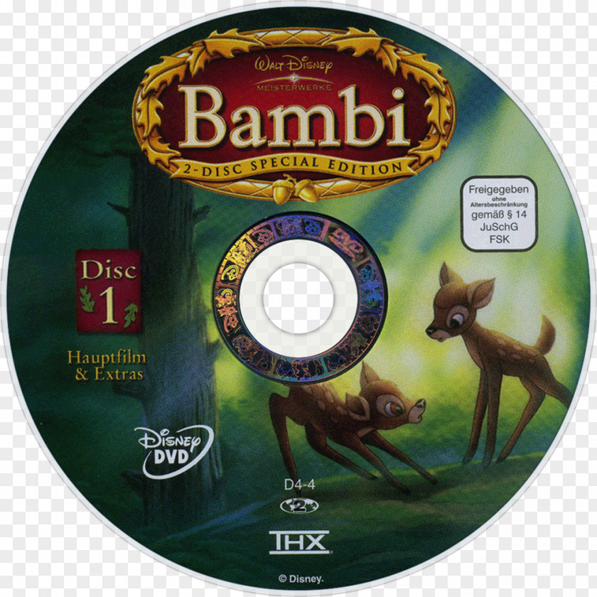 Dvd Covers DVD Blu-ray Disc Bambi Walt Disney Platinum And Diamond Editions Film PNG