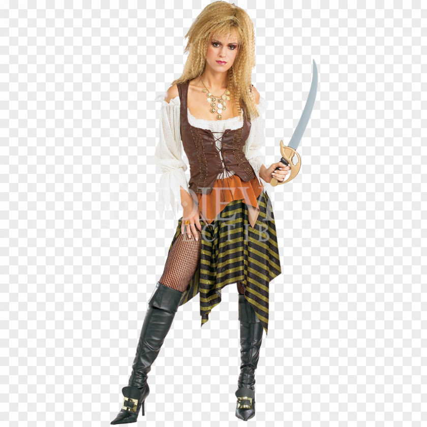 Piratewench Halloween Costume Piracy Dress Clothing PNG