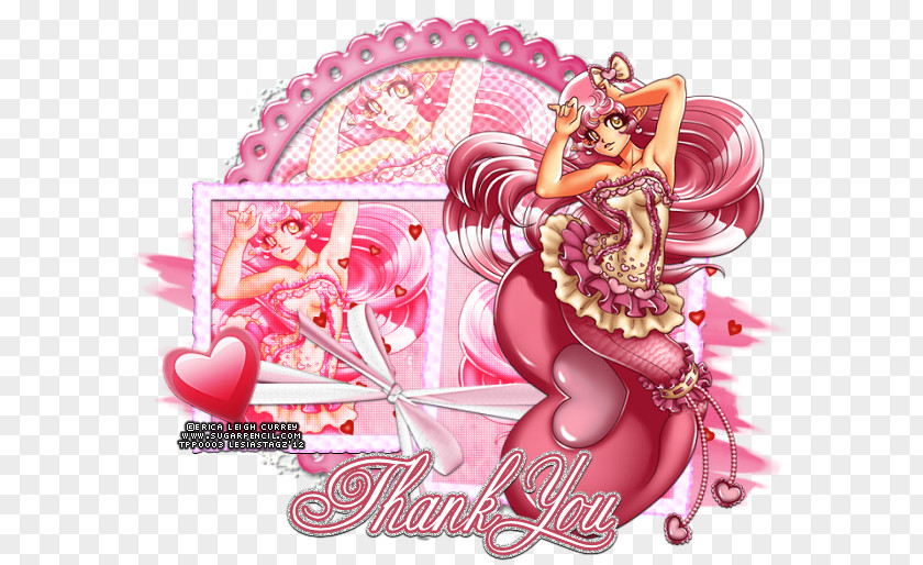 Thank You Tag Cartoon Character Pink M Fiction PNG
