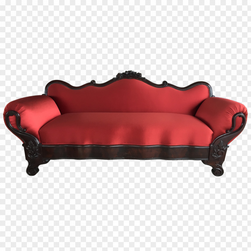 Antique Couch Loveseat Sofa Bed Furniture PNG