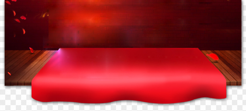 Cool Festive Red Stage PNG