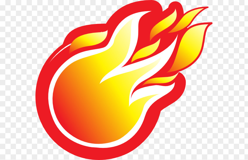 Fireball Flame Clip Art PNG