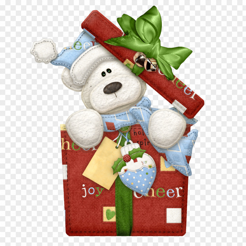 Bear Ded Moroz Christmas Day Gift Clip Art PNG