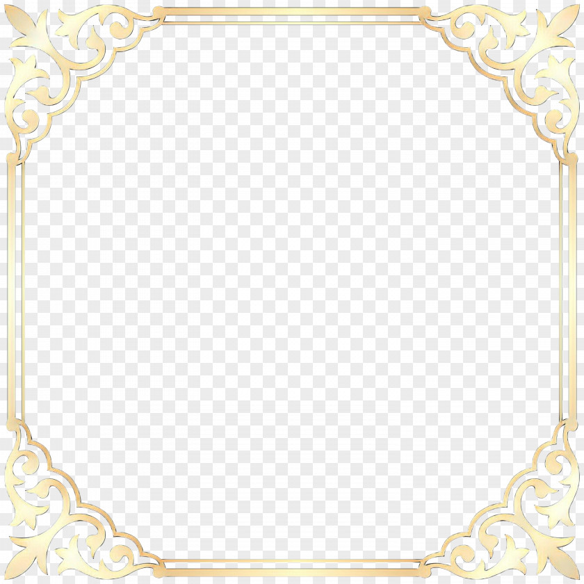 Beige Rectangle Background Frame PNG