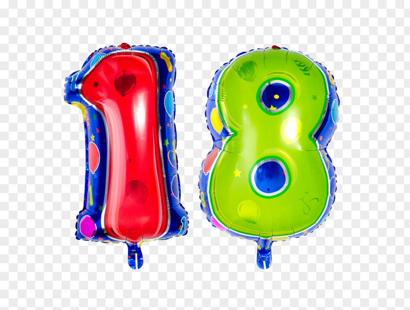 Foil Balloon Number Toy Gift Birthday Plastic PNG