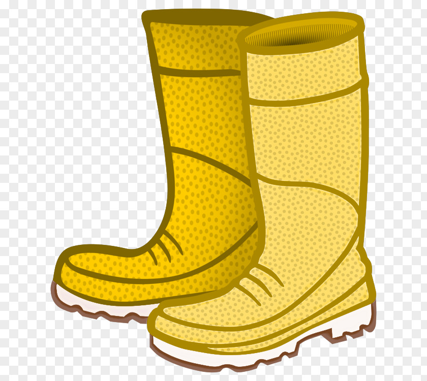 Footwear Yellow Boot Rain Shoe PNG