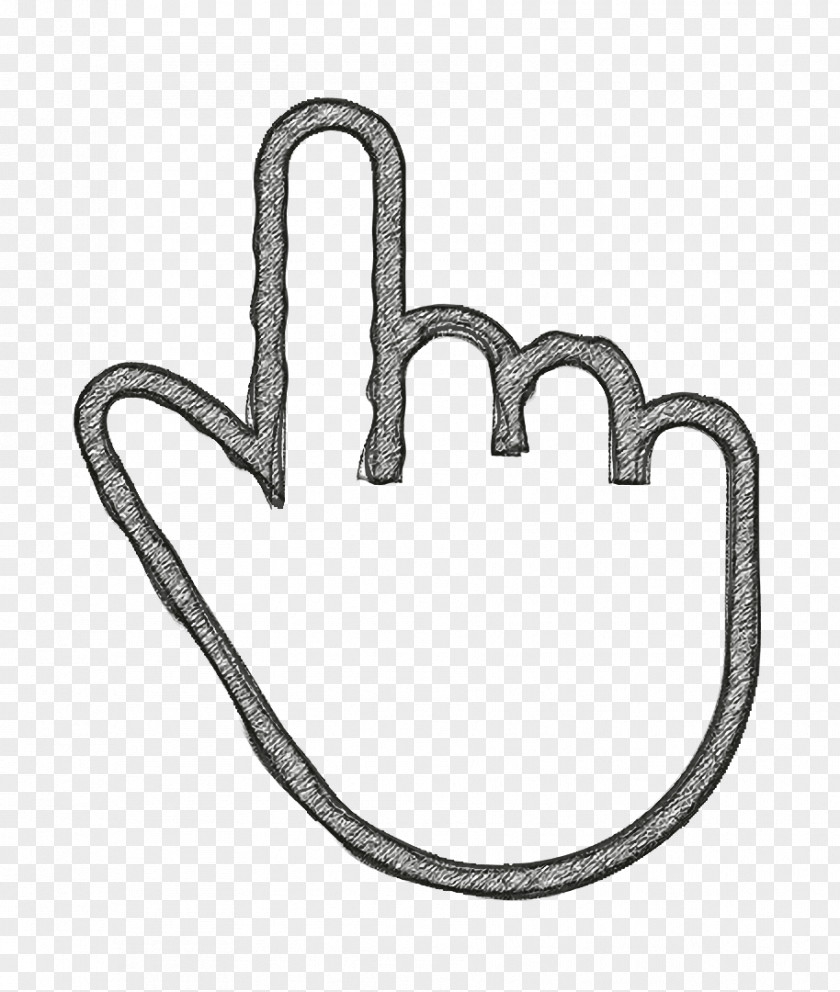 Hand One Icon Finger Gesture PNG