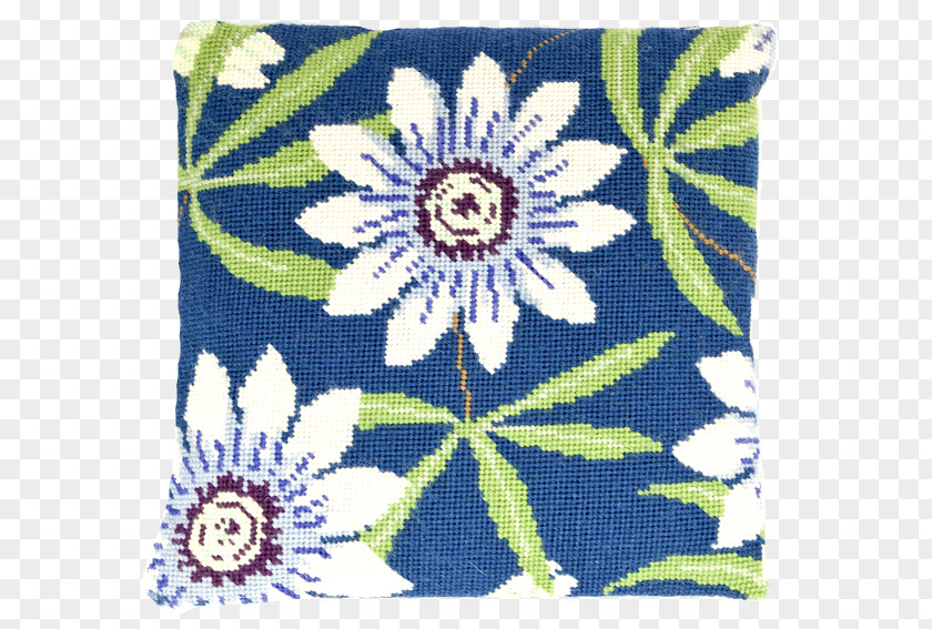 Pillow Needlepoint Needlework Crewel Embroidery Stitch Pattern PNG