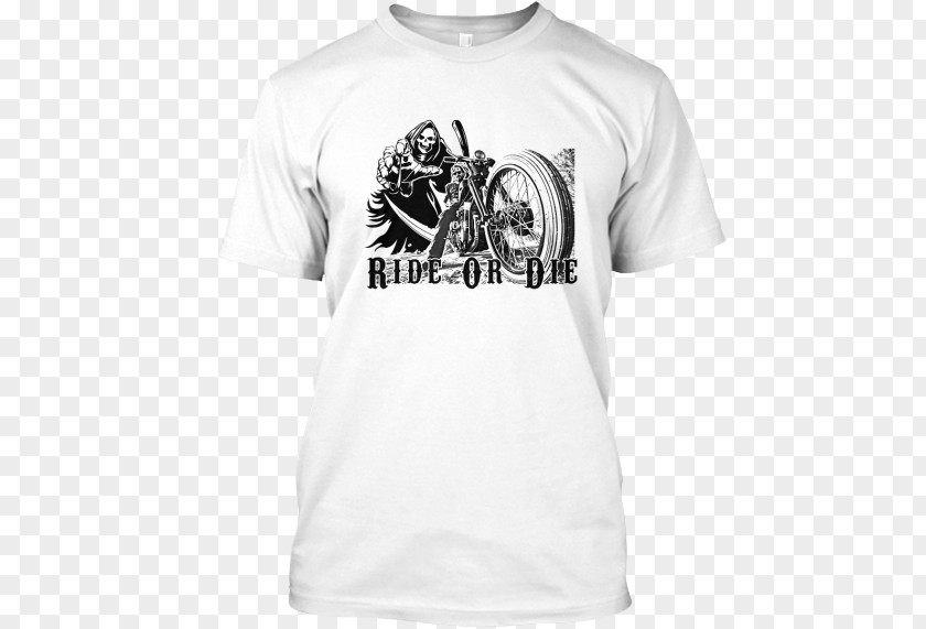 Ride Or Die Printed T-shirt Gift Clothing PNG