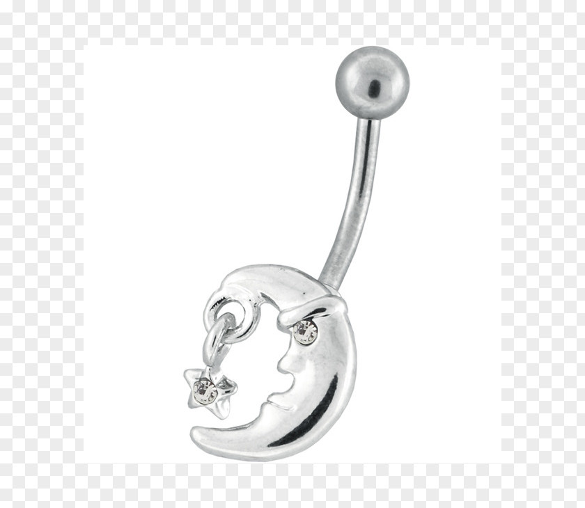 Silver Earring Charms & Pendants Body Jewellery PNG