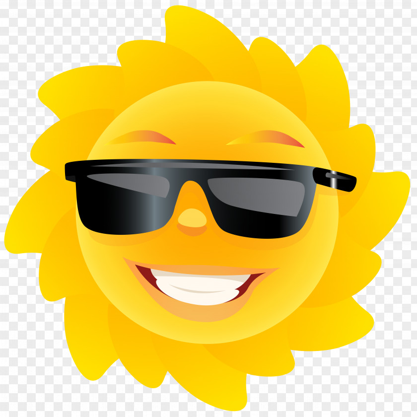 Sun Smiley Sunlight Clip Art PNG