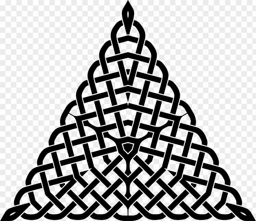 Triangle Celtic Knot Triquetra Celts Ornament PNG