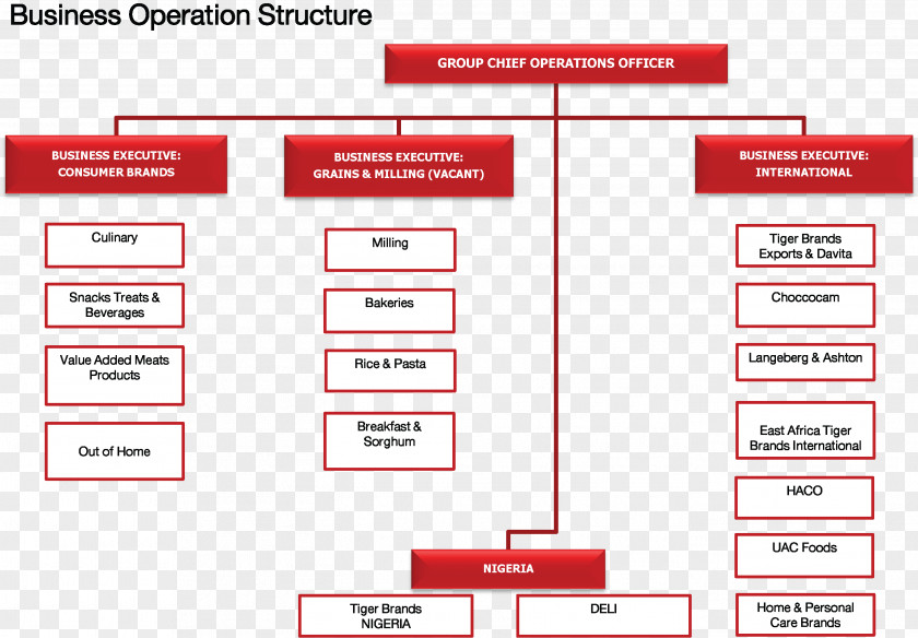 Brand Organizational Structure Tiger Brands Business PNG