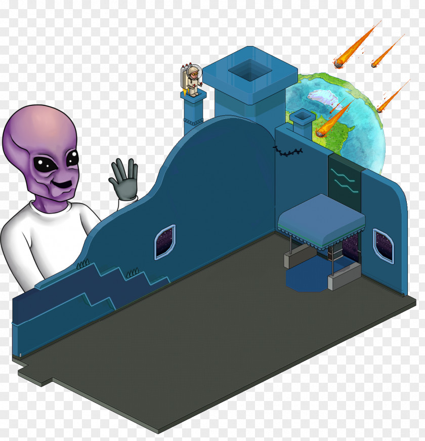 Click Habbo Room Hall Hotel Game PNG