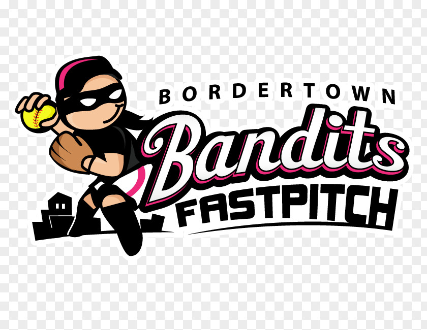 Design Logo Fastpitch Softball Sport PNG