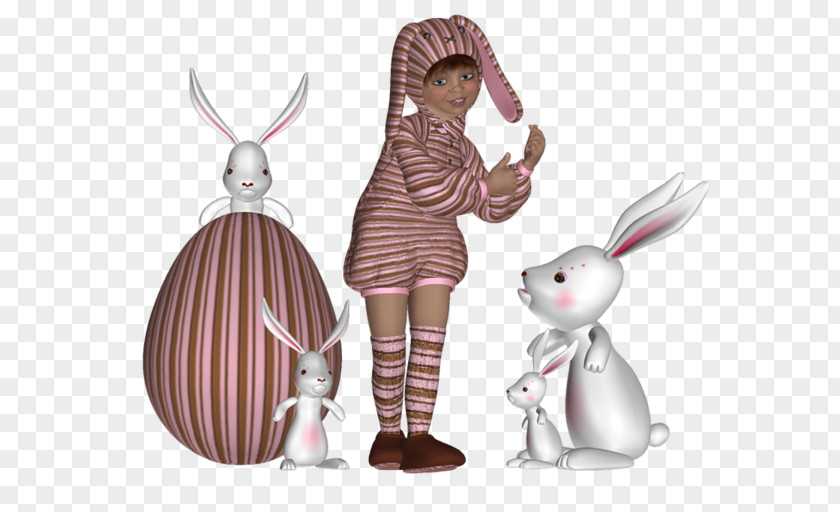 Four Rabbits Easter Bunny White Rabbit European PNG
