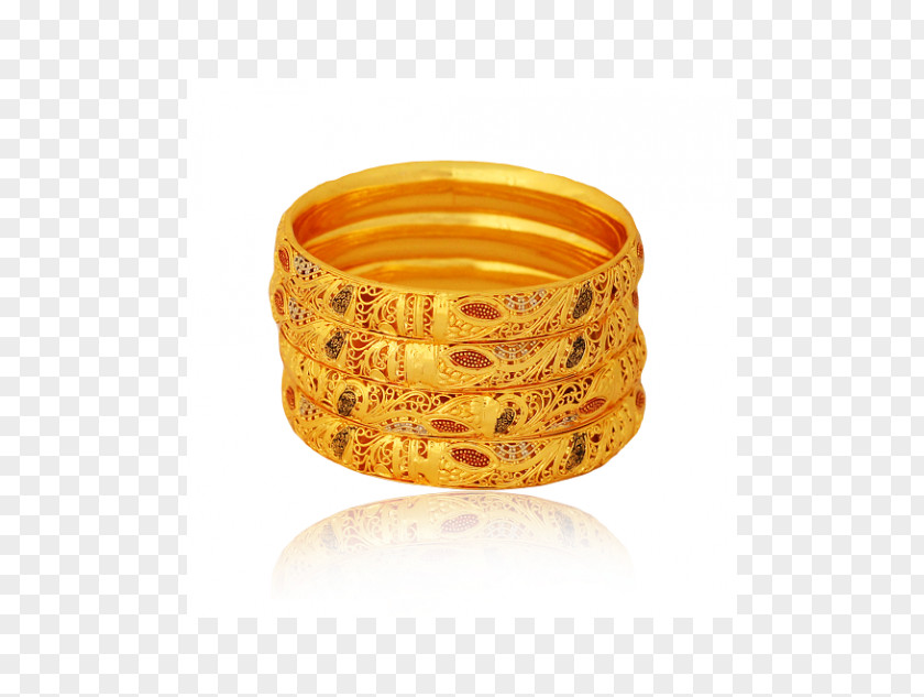 Gold Bangle Earring Plating Jewellery PNG