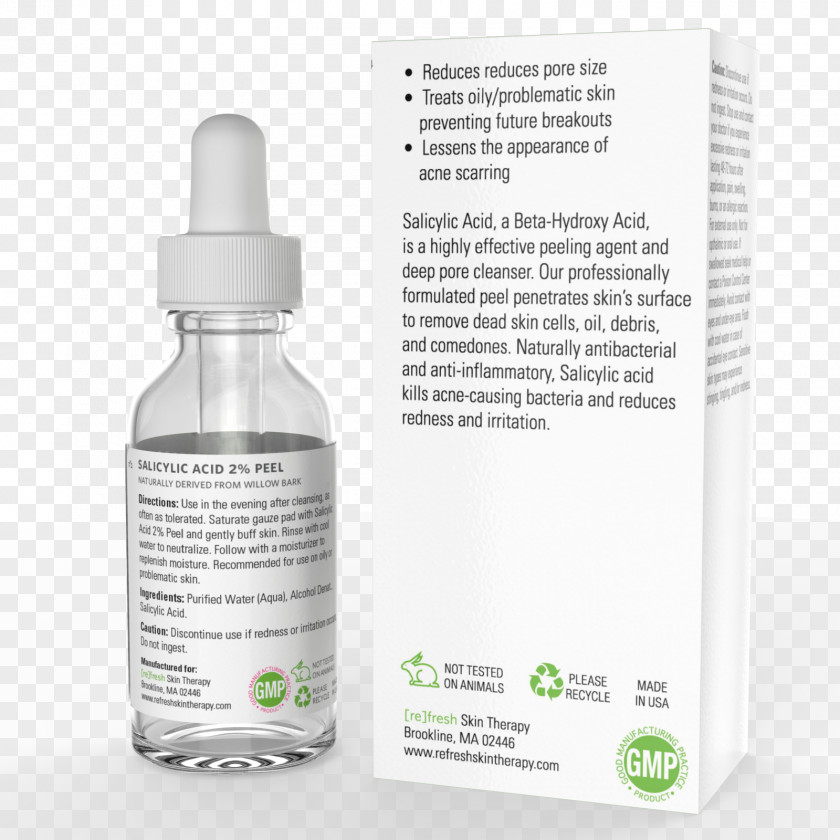 Peel Salicylic Acid Exfoliation Chemical Skin Beta Hydroxy PNG