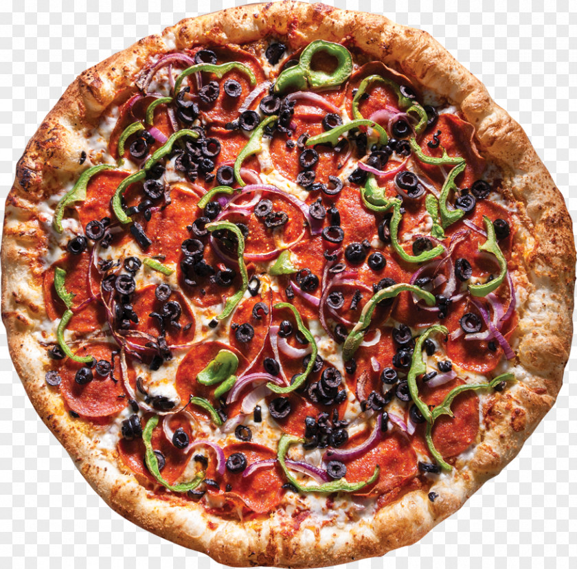 Pizza California-style Sicilian Barbecue Sauce Pepperoni PNG