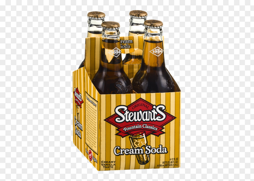 Beer Stewart's Fountain Classics Fizzy Drinks Cream Soda Bottle PNG