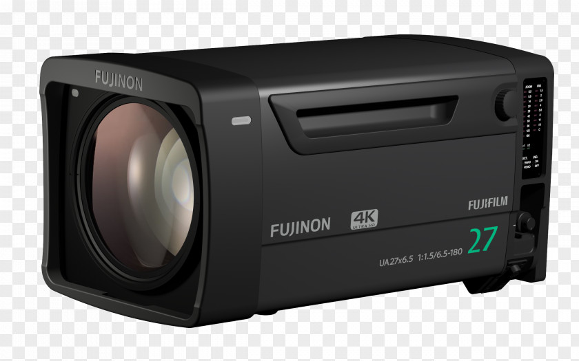 Fuji NAB Show Fujifilm Fujinon 4K Resolution Zoom Lens PNG