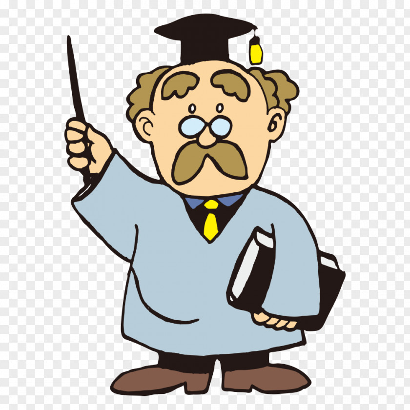 Teacher Student Cartoon Illustration PNG