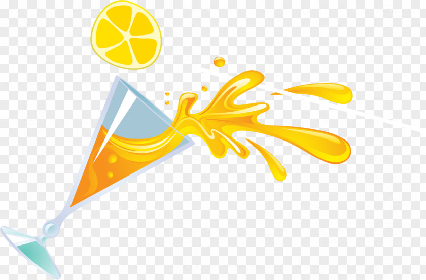 Vector Hand-painted Juice Soft Drink Cocktail Lemonade PNG