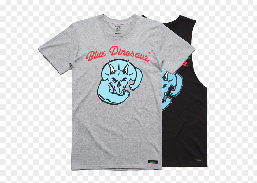 Blue Dinosaur T-shirt Hoodie Clothing Sleeve PNG