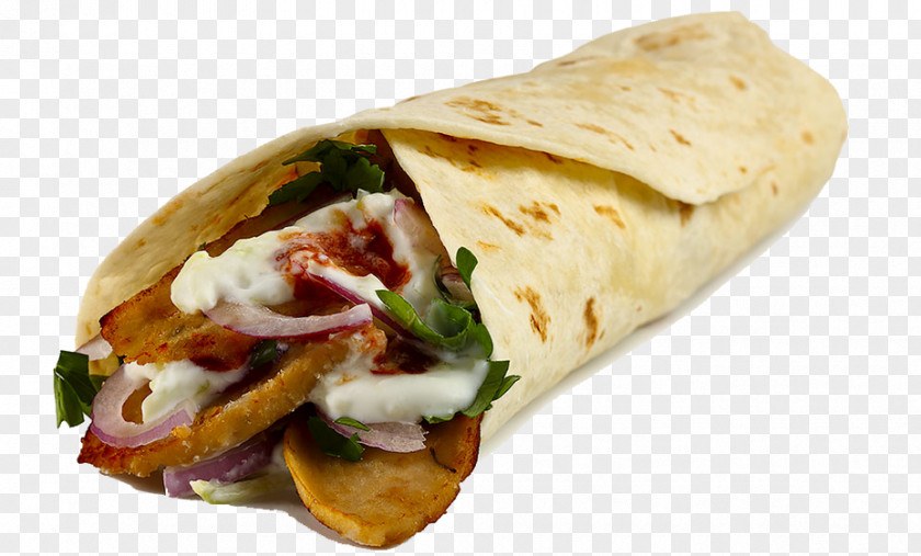 Chicken Doner Kebab Wrap Shawarma Dürüm PNG