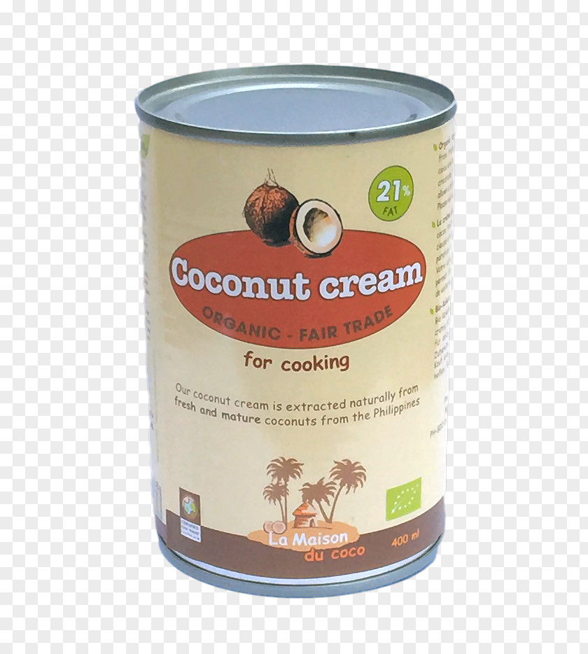 Creamed Coconut Milk Water Cream Organic Food PNG