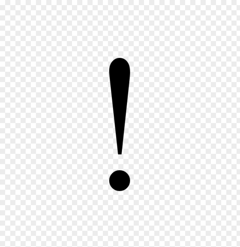 Exclamation Mark Interjection PNG