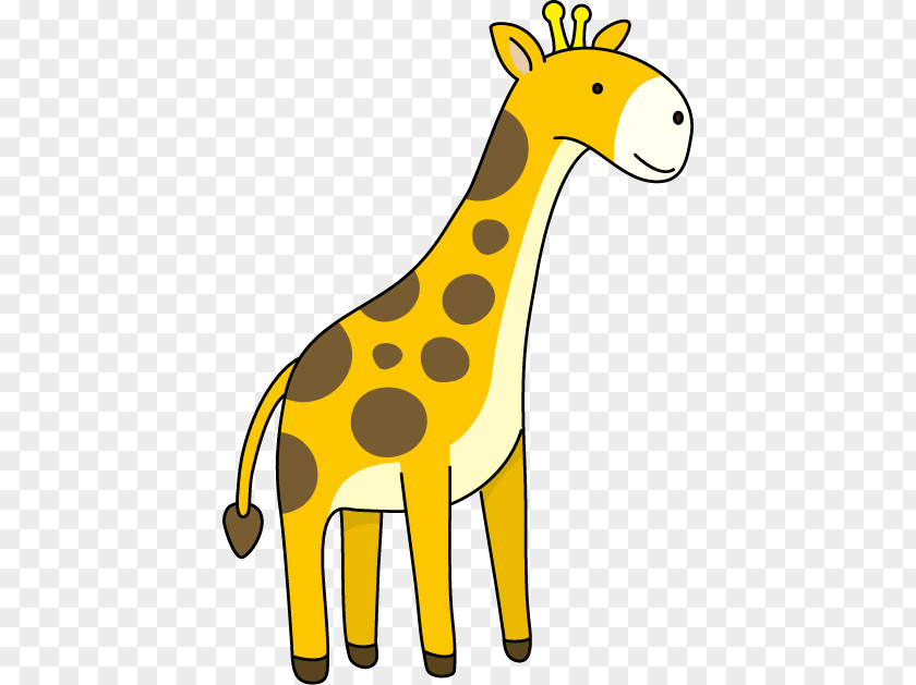 Giraffe Line Art Animal Clip PNG