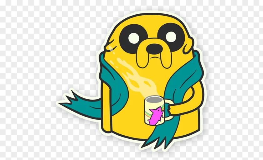 Jake The Dog Sticker Telegram Наклейка Clip Art PNG