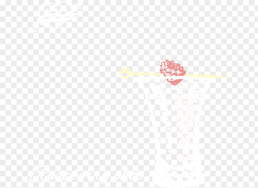 Vector Painted Cocktail Angle Pattern PNG