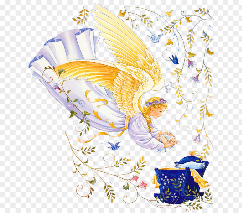 Angel With Baby Picture Christian Angelology Cherub God Spirit PNG