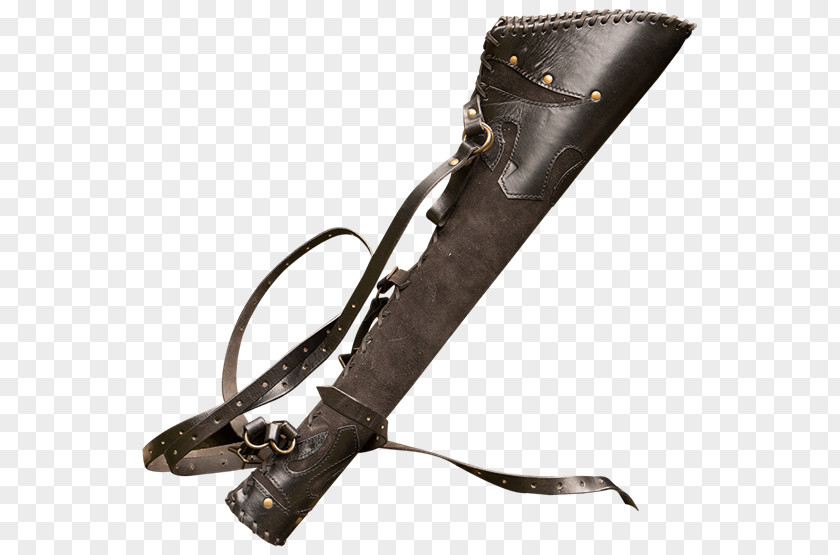 Arrow Quiver Leather Archery Hunting PNG