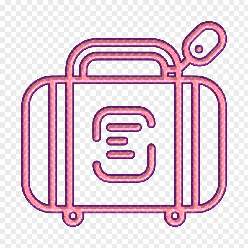Beach Icon Travel Luggage PNG
